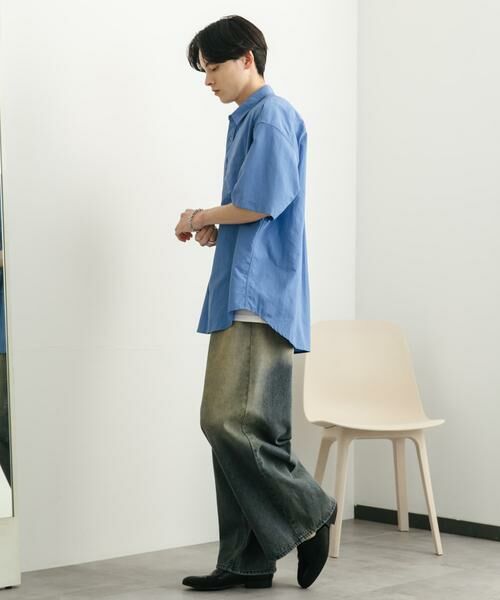 SENSE OF PLACE by URBAN RESEARCH / センスオブプレイス バイ アーバンリサーチ シャツ・ブラウス | ナイロンレギュラーカラールーズショートスリーブシャツ | 詳細7