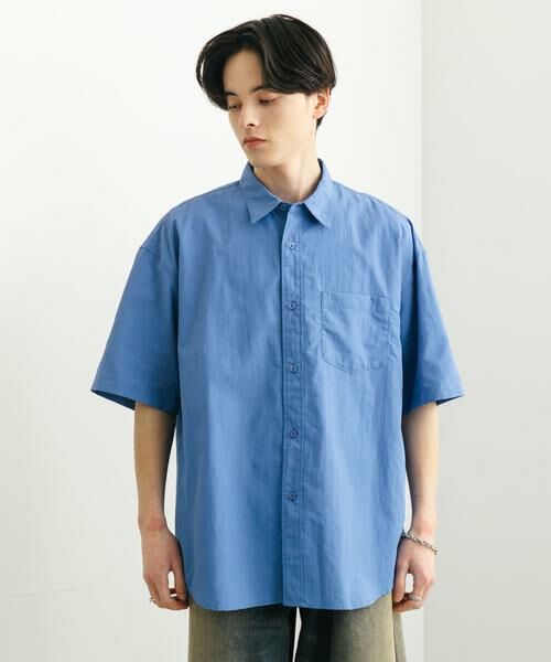 SENSE OF PLACE by URBAN RESEARCH / センスオブプレイス バイ アーバンリサーチ シャツ・ブラウス | ナイロンレギュラーカラールーズショートスリーブシャツ | 詳細8