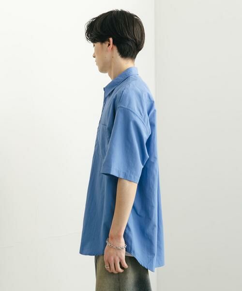 SENSE OF PLACE by URBAN RESEARCH / センスオブプレイス バイ アーバンリサーチ シャツ・ブラウス | ナイロンレギュラーカラールーズショートスリーブシャツ | 詳細9