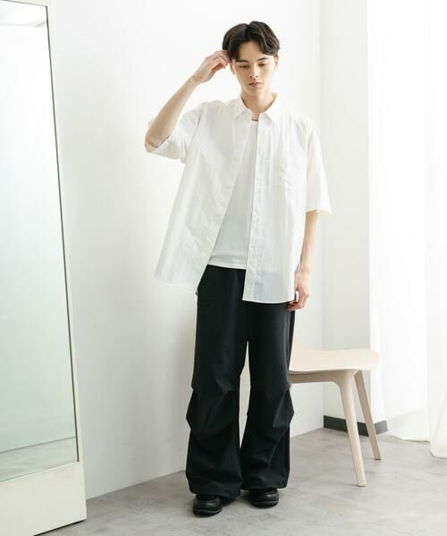 SENSE OF PLACE by URBAN RESEARCH / センスオブプレイス バイ アーバンリサーチ シャツ・ブラウス | ナイロンレギュラーカラールーズショートスリーブシャツ | 詳細19