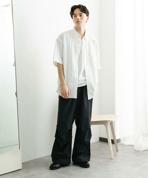 SENSE OF PLACE by URBAN RESEARCH / センスオブプレイス バイ アーバンリサーチ シャツ・ブラウス | ナイロンレギュラーカラールーズショートスリーブシャツ | 詳細20