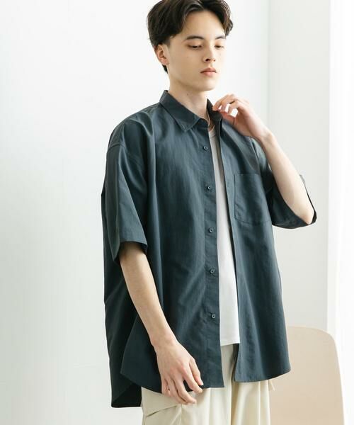 SENSE OF PLACE by URBAN RESEARCH / センスオブプレイス バイ アーバンリサーチ シャツ・ブラウス | ナイロンレギュラーカラールーズショートスリーブシャツ | 詳細27