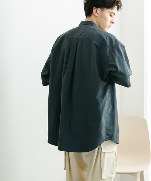 SENSE OF PLACE by URBAN RESEARCH / センスオブプレイス バイ アーバンリサーチ シャツ・ブラウス | ナイロンレギュラーカラールーズショートスリーブシャツ | 詳細28