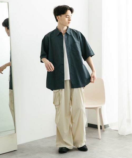 SENSE OF PLACE by URBAN RESEARCH / センスオブプレイス バイ アーバンリサーチ シャツ・ブラウス | ナイロンレギュラーカラールーズショートスリーブシャツ | 詳細30