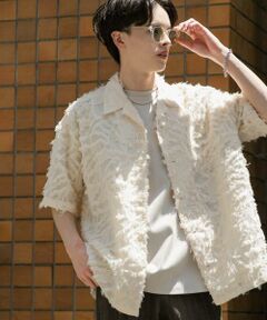 SENSE OF PLACE by URBAN RESEARCH / センスオブプレイス バイ アーバンリサーチ シャツ・ブラウス | フリンジジャガードショートスリーブシャツ