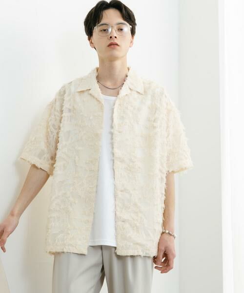 SENSE OF PLACE by URBAN RESEARCH / センスオブプレイス バイ アーバンリサーチ シャツ・ブラウス | フリンジジャガードショートスリーブシャツ | 詳細11