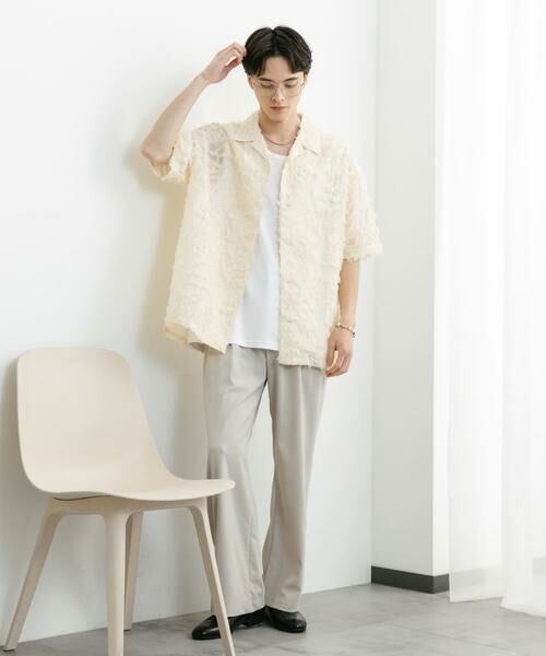 SENSE OF PLACE by URBAN RESEARCH / センスオブプレイス バイ アーバンリサーチ シャツ・ブラウス | フリンジジャガードショートスリーブシャツ | 詳細13