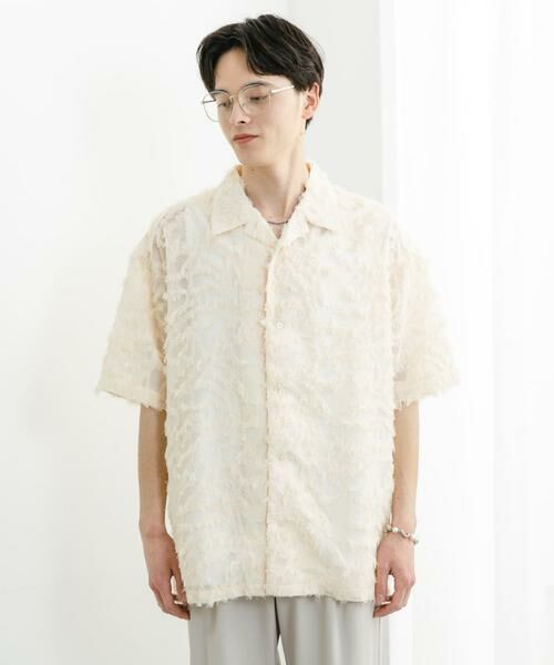 SENSE OF PLACE by URBAN RESEARCH / センスオブプレイス バイ アーバンリサーチ シャツ・ブラウス | フリンジジャガードショートスリーブシャツ | 詳細14