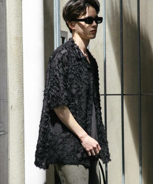 SENSE OF PLACE by URBAN RESEARCH / センスオブプレイス バイ アーバンリサーチ シャツ・ブラウス | フリンジジャガードショートスリーブシャツ | 詳細26