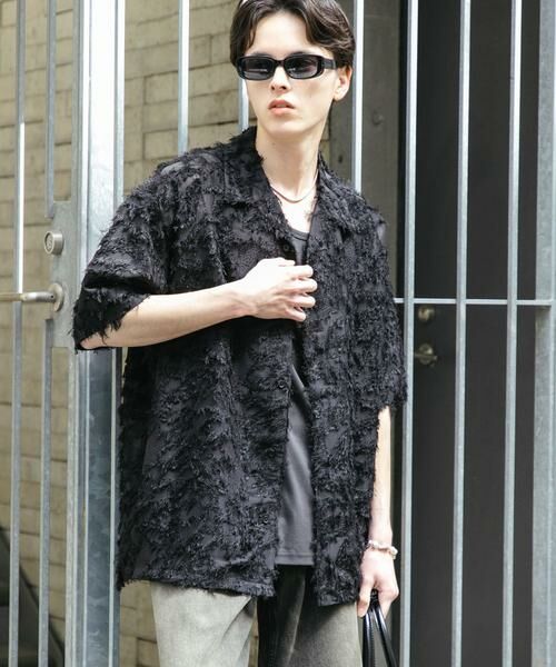 SENSE OF PLACE by URBAN RESEARCH / センスオブプレイス バイ アーバンリサーチ シャツ・ブラウス | フリンジジャガードショートスリーブシャツ | 詳細27