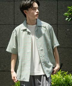 SENSE OF PLACE by URBAN RESEARCH / センスオブプレイス バイ アーバンリサーチ シャツ・ブラウス | チェックオープンカラーショートスリーブシャツ