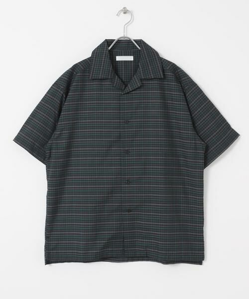 SENSE OF PLACE by URBAN RESEARCH / センスオブプレイス バイ アーバンリサーチ シャツ・ブラウス | チェックオープンカラーショートスリーブシャツ | 詳細10
