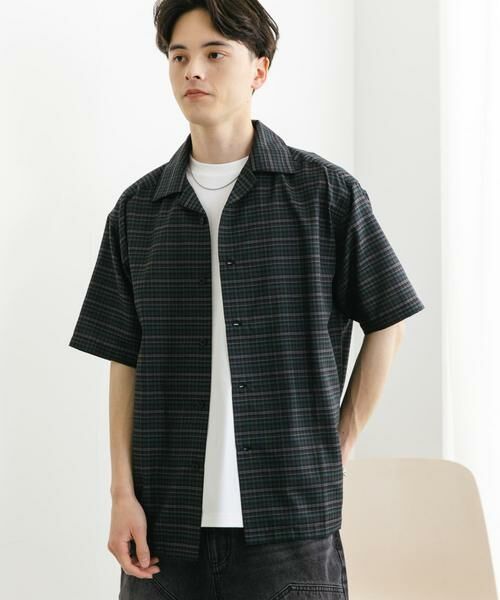 SENSE OF PLACE by URBAN RESEARCH / センスオブプレイス バイ アーバンリサーチ シャツ・ブラウス | チェックオープンカラーショートスリーブシャツ | 詳細3