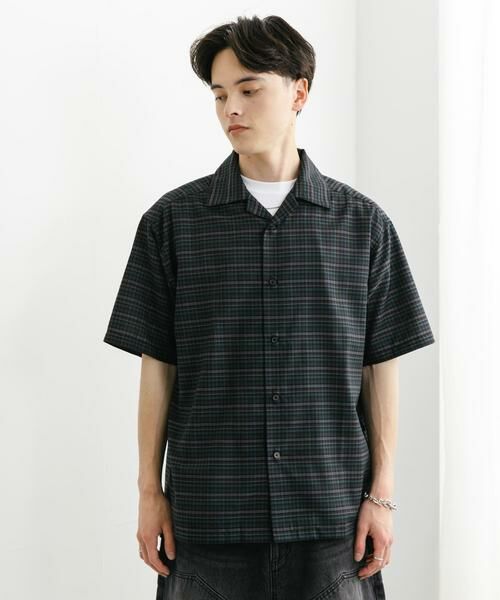 SENSE OF PLACE by URBAN RESEARCH / センスオブプレイス バイ アーバンリサーチ シャツ・ブラウス | チェックオープンカラーショートスリーブシャツ | 詳細7