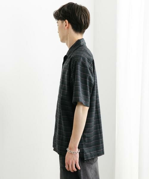 SENSE OF PLACE by URBAN RESEARCH / センスオブプレイス バイ アーバンリサーチ シャツ・ブラウス | チェックオープンカラーショートスリーブシャツ | 詳細8