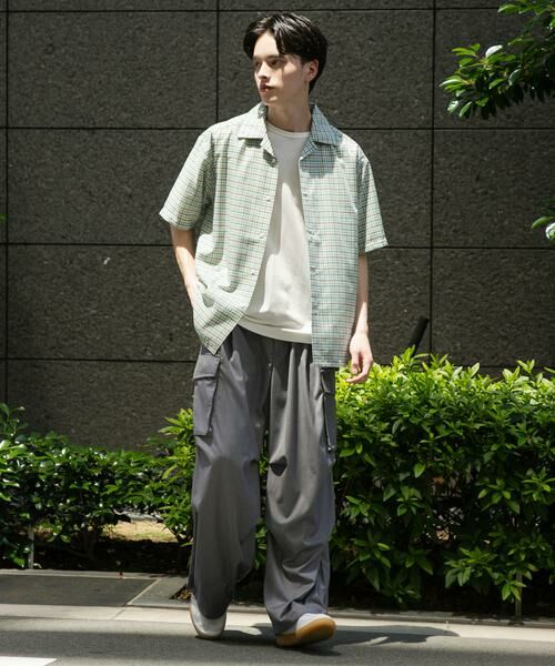 SENSE OF PLACE by URBAN RESEARCH / センスオブプレイス バイ アーバンリサーチ シャツ・ブラウス | チェックオープンカラーショートスリーブシャツ | 詳細16