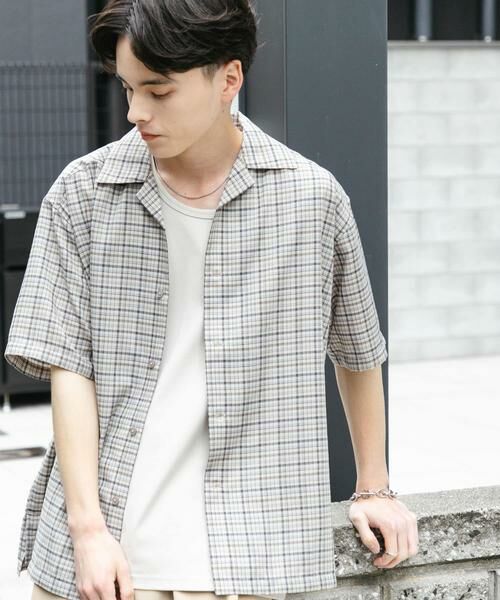 SENSE OF PLACE by URBAN RESEARCH / センスオブプレイス バイ アーバンリサーチ シャツ・ブラウス | チェックオープンカラーショートスリーブシャツ | 詳細23