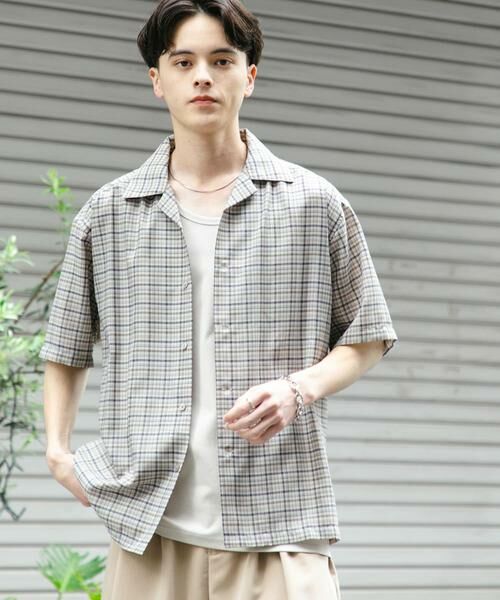 SENSE OF PLACE by URBAN RESEARCH / センスオブプレイス バイ アーバンリサーチ シャツ・ブラウス | チェックオープンカラーショートスリーブシャツ | 詳細24