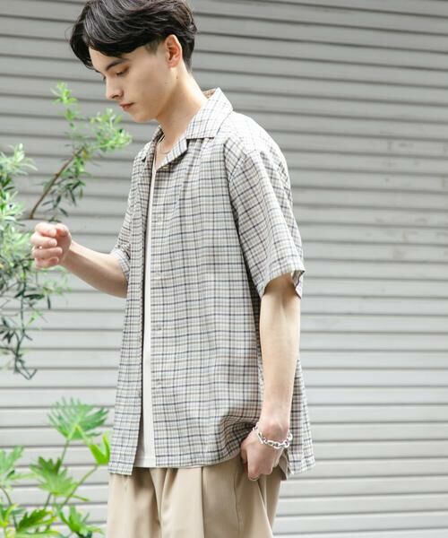 SENSE OF PLACE by URBAN RESEARCH / センスオブプレイス バイ アーバンリサーチ シャツ・ブラウス | チェックオープンカラーショートスリーブシャツ | 詳細27