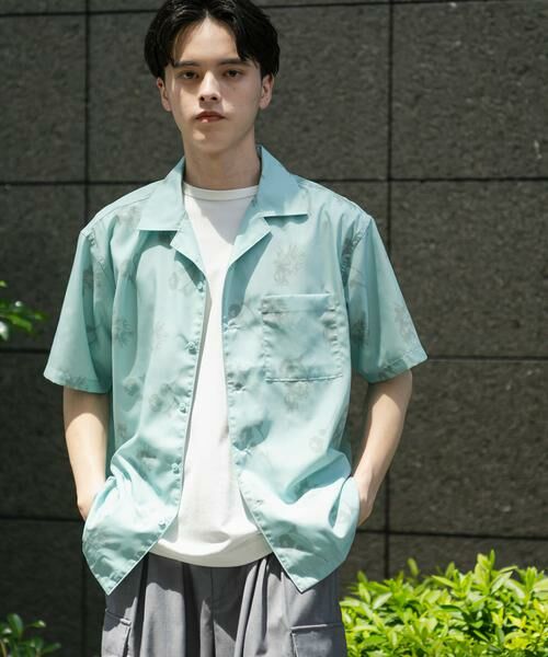 SENSE OF PLACE by URBAN RESEARCH / センスオブプレイス バイ アーバンリサーチ シャツ・ブラウス | 『ユニセックス』ボタニカルオープンカラーショートスリーブシャツ | 詳細2