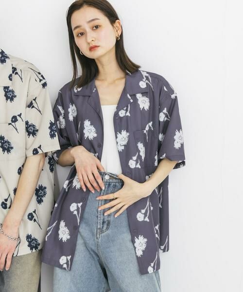 SENSE OF PLACE by URBAN RESEARCH / センスオブプレイス バイ アーバンリサーチ シャツ・ブラウス | 『ユニセックス』ボタニカルオープンカラーショートスリーブシャツ | 詳細16