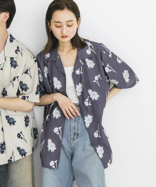 SENSE OF PLACE by URBAN RESEARCH / センスオブプレイス バイ アーバンリサーチ シャツ・ブラウス | 『ユニセックス』ボタニカルオープンカラーショートスリーブシャツ | 詳細17