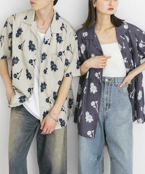 SENSE OF PLACE by URBAN RESEARCH / センスオブプレイス バイ アーバンリサーチ シャツ・ブラウス | 『ユニセックス』ボタニカルオープンカラーショートスリーブシャツ | 詳細18