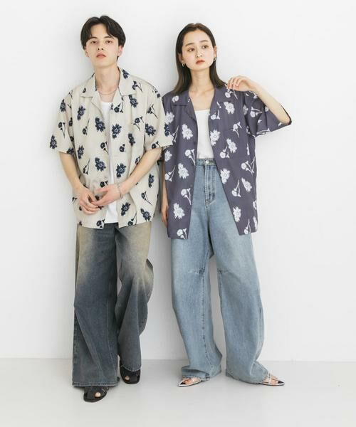 SENSE OF PLACE by URBAN RESEARCH / センスオブプレイス バイ アーバンリサーチ シャツ・ブラウス | 『ユニセックス』ボタニカルオープンカラーショートスリーブシャツ | 詳細22