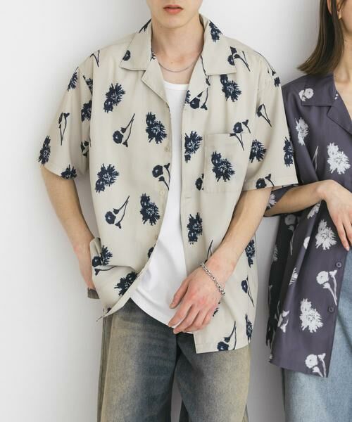 SENSE OF PLACE by URBAN RESEARCH / センスオブプレイス バイ アーバンリサーチ シャツ・ブラウス | 『ユニセックス』ボタニカルオープンカラーショートスリーブシャツ | 詳細26