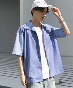 SENSE OF PLACE by URBAN RESEARCH / センスオブプレイス バイ アーバンリサーチ シャツ・ブラウス | バイカラーオープンカラーショートスリーブシャツ