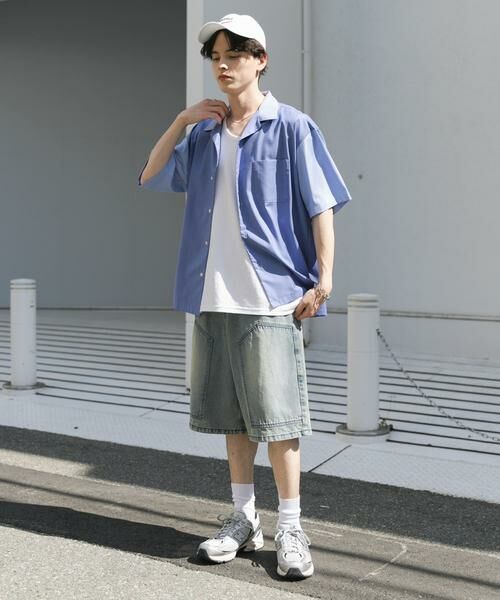 SENSE OF PLACE by URBAN RESEARCH / センスオブプレイス バイ アーバンリサーチ シャツ・ブラウス | バイカラーオープンカラーショートスリーブシャツ | 詳細14