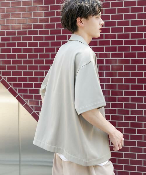 SENSE OF PLACE by URBAN RESEARCH / センスオブプレイス バイ アーバンリサーチ シャツ・ブラウス | ZIPショートスリーブルーズシャツ | 詳細3