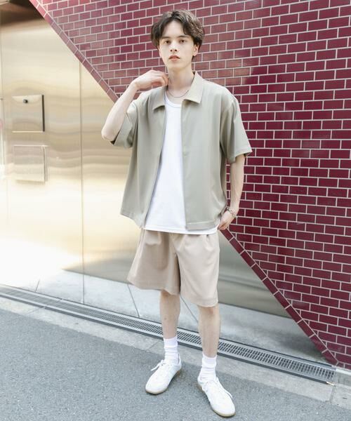 SENSE OF PLACE by URBAN RESEARCH / センスオブプレイス バイ アーバンリサーチ シャツ・ブラウス | ZIPショートスリーブルーズシャツ | 詳細4