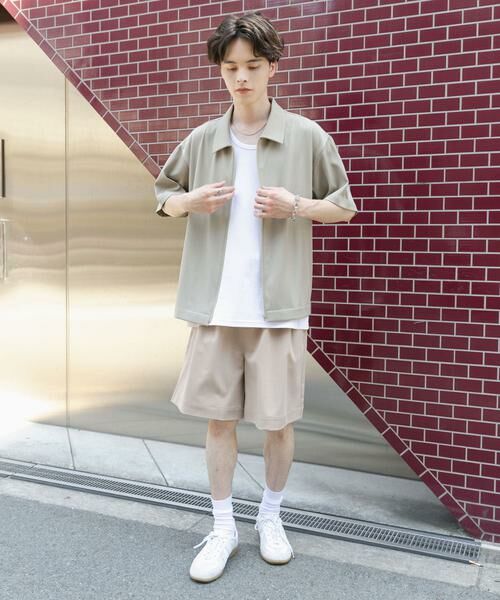 SENSE OF PLACE by URBAN RESEARCH / センスオブプレイス バイ アーバンリサーチ シャツ・ブラウス | ZIPショートスリーブルーズシャツ | 詳細5