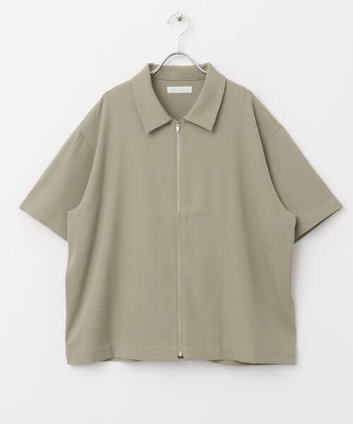 SENSE OF PLACE by URBAN RESEARCH / センスオブプレイス バイ アーバンリサーチ シャツ・ブラウス | ZIPショートスリーブルーズシャツ | 詳細6