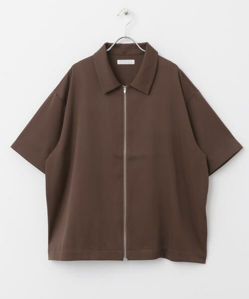 SENSE OF PLACE by URBAN RESEARCH / センスオブプレイス バイ アーバンリサーチ シャツ・ブラウス | ZIPショートスリーブルーズシャツ | 詳細13