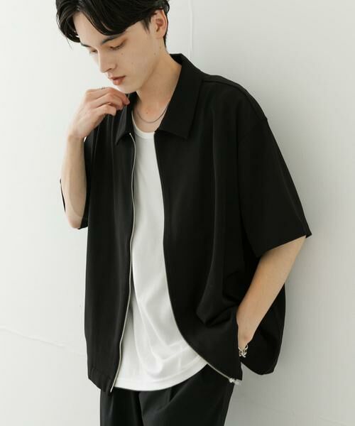 SENSE OF PLACE by URBAN RESEARCH / センスオブプレイス バイ アーバンリサーチ シャツ・ブラウス | ZIPショートスリーブルーズシャツ | 詳細16