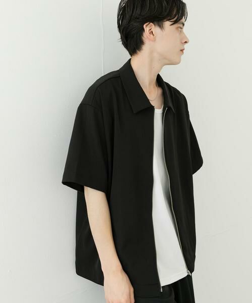 SENSE OF PLACE by URBAN RESEARCH / センスオブプレイス バイ アーバンリサーチ シャツ・ブラウス | ZIPショートスリーブルーズシャツ | 詳細18