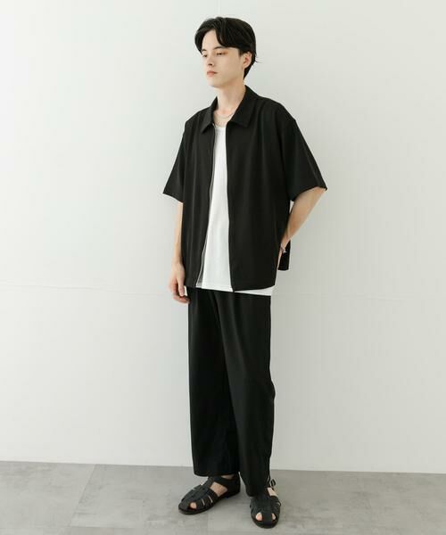 SENSE OF PLACE by URBAN RESEARCH / センスオブプレイス バイ アーバンリサーチ シャツ・ブラウス | ZIPショートスリーブルーズシャツ | 詳細21