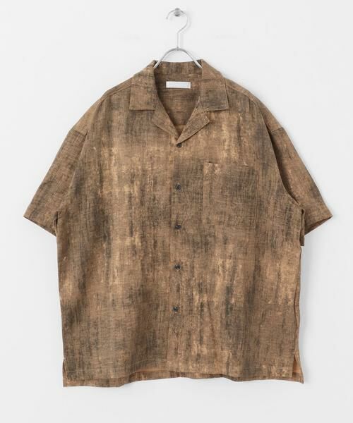 SENSE OF PLACE by URBAN RESEARCH / センスオブプレイス バイ アーバンリサーチ シャツ・ブラウス | マーブルオープンカラーショートスリーブシャツ | 詳細6