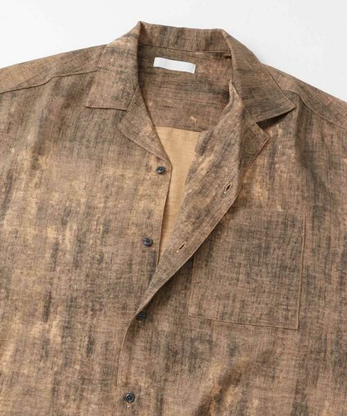 SENSE OF PLACE by URBAN RESEARCH / センスオブプレイス バイ アーバンリサーチ シャツ・ブラウス | マーブルオープンカラーショートスリーブシャツ | 詳細7