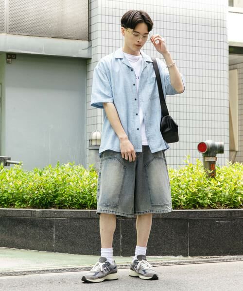 SENSE OF PLACE by URBAN RESEARCH / センスオブプレイス バイ アーバンリサーチ シャツ・ブラウス | マーブルオープンカラーショートスリーブシャツ | 詳細15