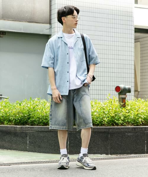 SENSE OF PLACE by URBAN RESEARCH / センスオブプレイス バイ アーバンリサーチ シャツ・ブラウス | マーブルオープンカラーショートスリーブシャツ | 詳細16