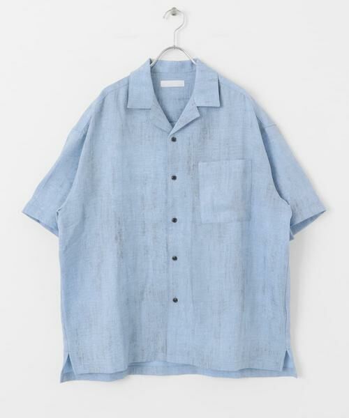 SENSE OF PLACE by URBAN RESEARCH / センスオブプレイス バイ アーバンリサーチ シャツ・ブラウス | マーブルオープンカラーショートスリーブシャツ | 詳細18