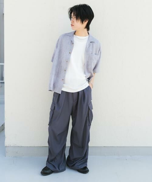 SENSE OF PLACE by URBAN RESEARCH / センスオブプレイス バイ アーバンリサーチ シャツ・ブラウス | マーブルオープンカラーショートスリーブシャツ | 詳細26