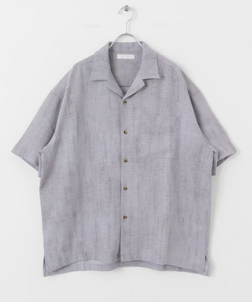 SENSE OF PLACE by URBAN RESEARCH / センスオブプレイス バイ アーバンリサーチ シャツ・ブラウス | マーブルオープンカラーショートスリーブシャツ | 詳細27