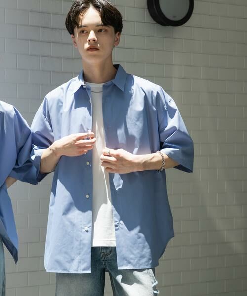 SENSE OF PLACE by URBAN RESEARCH / センスオブプレイス バイ アーバンリサーチ シャツ・ブラウス | 『ユニセックス』リラックスフィットレギュラーカラーショートスリーブシャツ | 詳細10