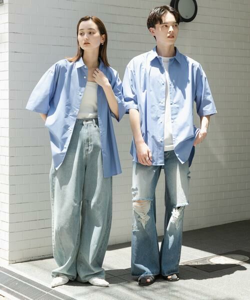 SENSE OF PLACE by URBAN RESEARCH / センスオブプレイス バイ アーバンリサーチ シャツ・ブラウス | 『ユニセックス』リラックスフィットレギュラーカラーショートスリーブシャツ | 詳細12