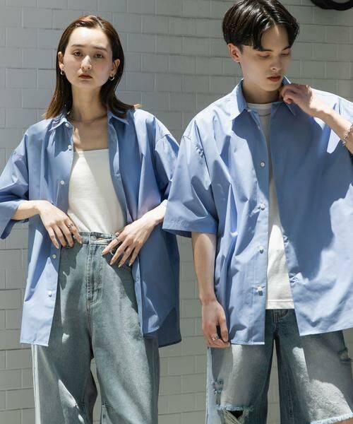 SENSE OF PLACE by URBAN RESEARCH / センスオブプレイス バイ アーバンリサーチ シャツ・ブラウス | 『ユニセックス』リラックスフィットレギュラーカラーショートスリーブシャツ | 詳細4