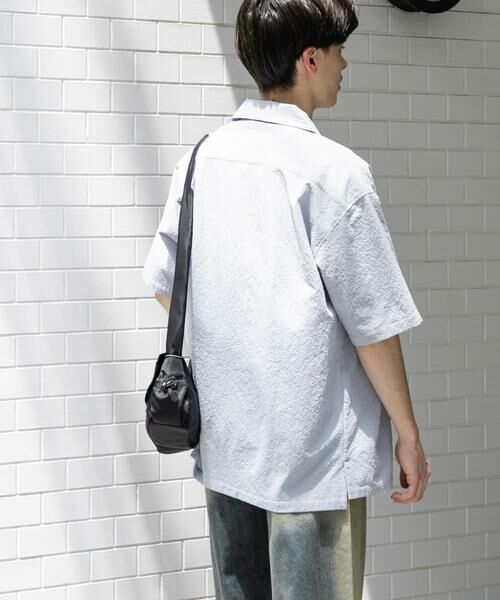 SENSE OF PLACE by URBAN RESEARCH / センスオブプレイス バイ アーバンリサーチ シャツ・ブラウス | シアサッカーオープンカラーショートスリーブシャツ | 詳細5